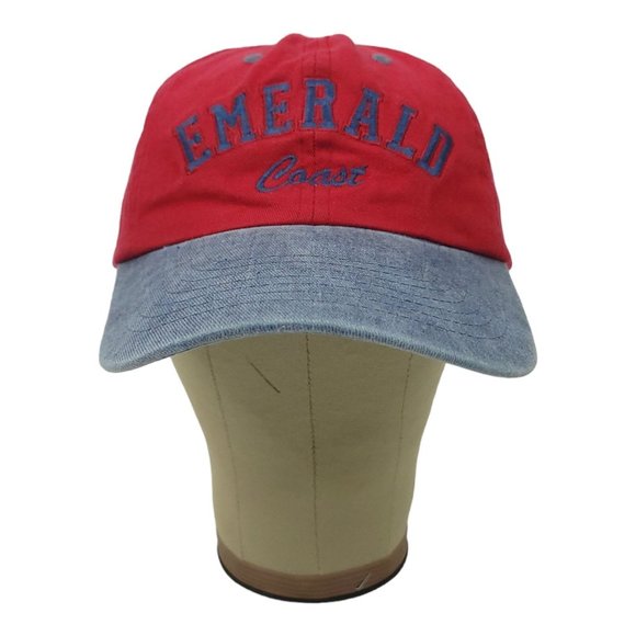 Vtg Distinctive Headwear Emerald Coast Strapack Cap Destin Florida Embroidery - Picture 6 of 11